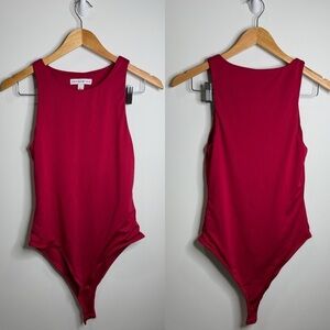 And Now This Red Women’s High Neck Bodysuit (S)
